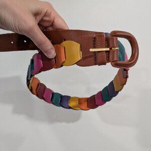 Genuine Leather Rainbow Belt VINTAGE